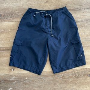 Zegna Sport navy blue men swimsuits size L in excellent conditions